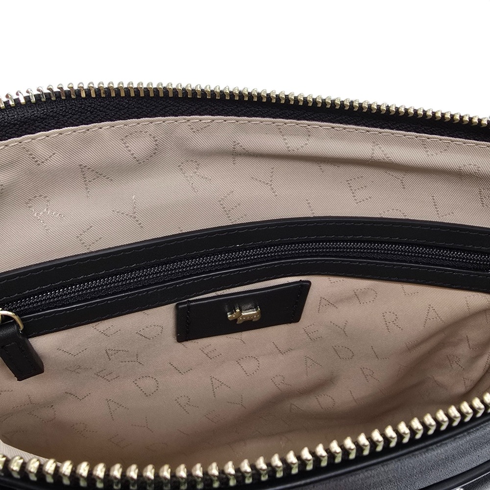 Radley London Pockets 2.0 Quilted Zip Bag Small 10x9x1in Crossbody Black - Picture 7 of 8